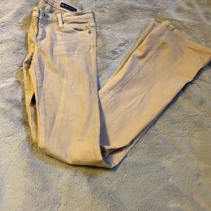 AG Angel jeans tan size 24